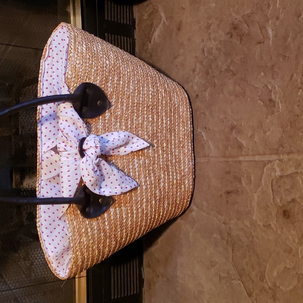 Vintage Straw Handbag